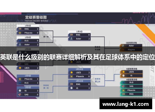 英联是什么级别的联赛详细解析及其在足球体系中的定位