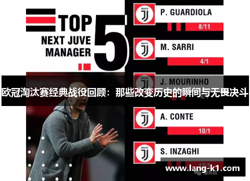 欧冠淘汰赛经典战役回顾:那些改变历史的瞬间与无畏决斗 欧冠淘汰赛经典战役回顾:那些改变历史的瞬间与无畏决斗