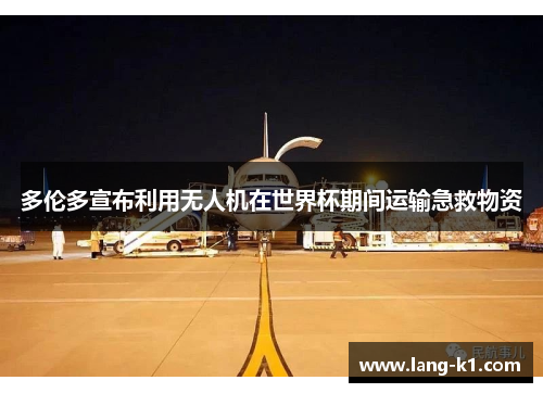 多伦多宣布利用无人机在世界杯期间运输急救物资